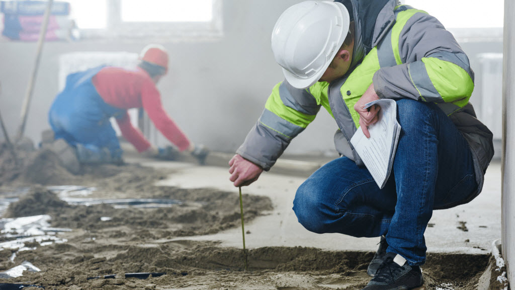 dirt work for concrete slab