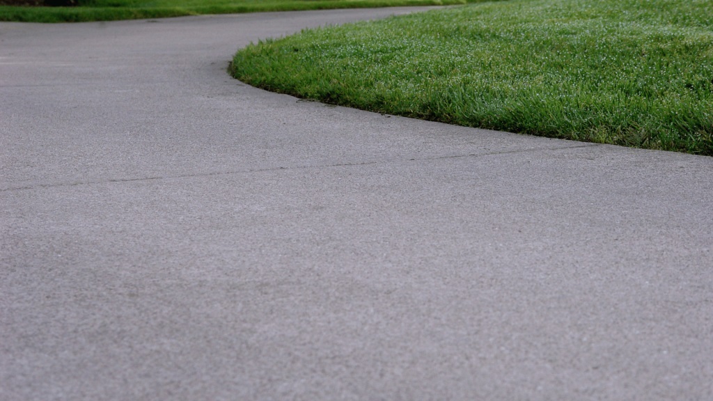 polished concrete patio