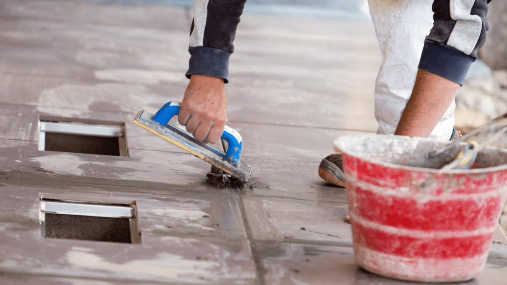 patio slab stencil