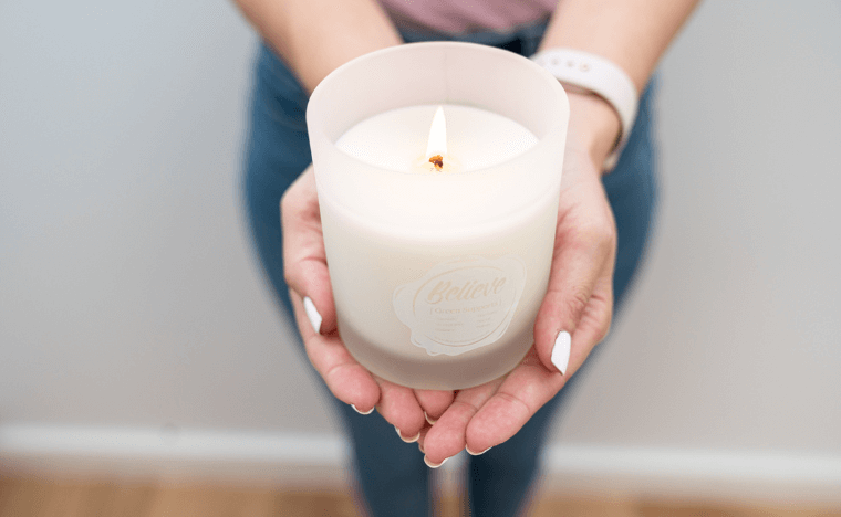 wood wick soy candles
