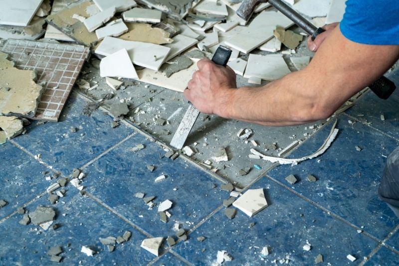 ceramic tile removal tool