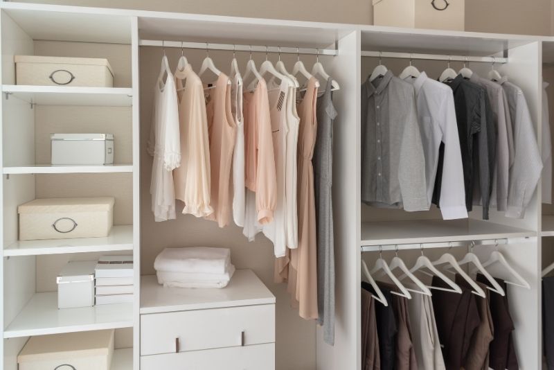 modern wardrobe closet