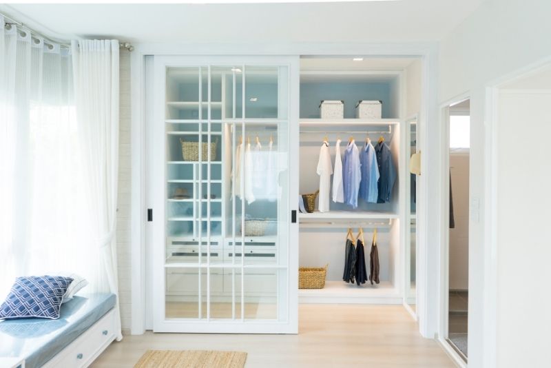 luxury modern walk in closet
